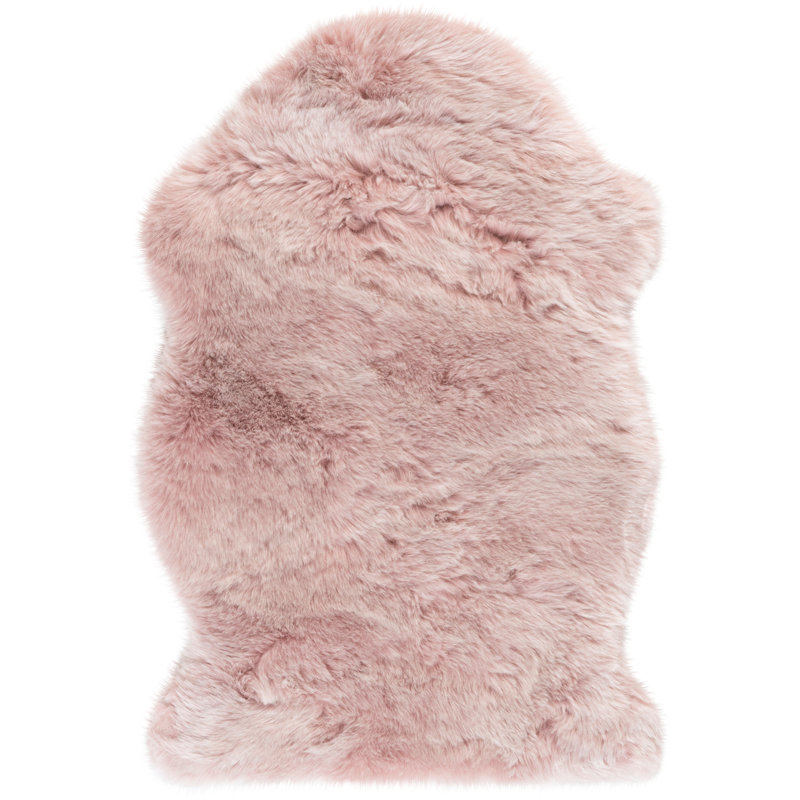 Byrone Hand Tufted Dhurrie Area Rug, Pink, Novelty 55 x 85cm