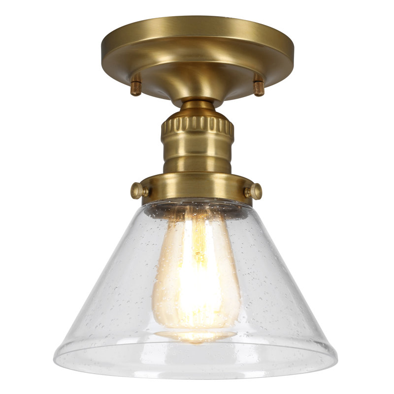 Vannatta Flush Mount, Satin Gold