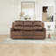 Canapé inclinable manuel 81,5 po en microfibre avec dossier ultra doux (ensemble de 2)-137443599