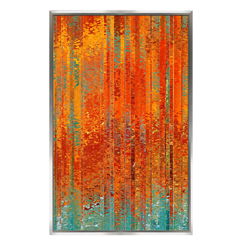 «God is Friend of Mine. Psaume 54: 4 ", impression sur toile, H 51,5 po x l 31,5 po x P 2 po, Cadre flottant argent