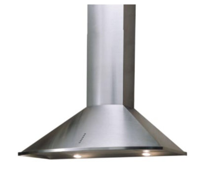 Hotte de cuisine murale 36 pouces 600 CFM convertible au mur en acier inoxydable