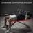 FED Fitness Flybird Series WB6 Foldable Weight Bench, 880 lb Capacity, 8×3 Angle Position Quick Adjust