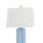 Tabetha Stunning Shutter USB Port Table Lamp with Linen Shade (Set of 2)-1816276605