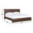 Marica Platform Bed In English Walnut-2019859904