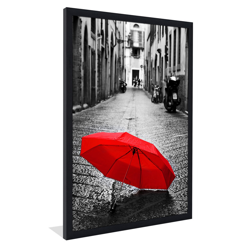 « perte de parasol », reproduction de photo encadrée, H 39,5 po x l 27,5 po x P 0,75 po