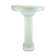 The Renovators Supply Inc. 21.5'' White Porcelain Corner Bathroom Sink with Overflow