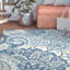 Tapis bleu Steve-1225957593