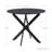 Round with Iron Base Dining Table