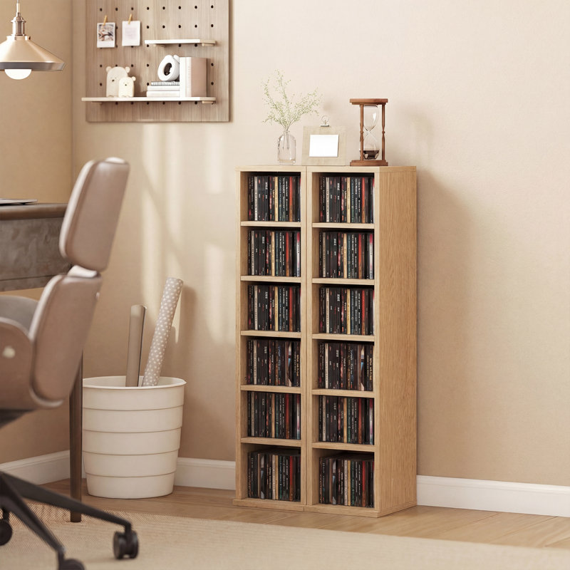 Ardavazt 88.5cm H Media Shelves, Brown