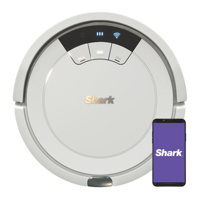 Shark Ion Robot Vacuum ION 12.6in Robotic Vacuum, Wi-Fi Connected, Bagless, HEPA Filter for Multisurface