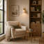 Taffney Wood Swing Arm Wall Light