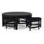 Table basse en rotin avec bancs Raffles-71441855-71441911