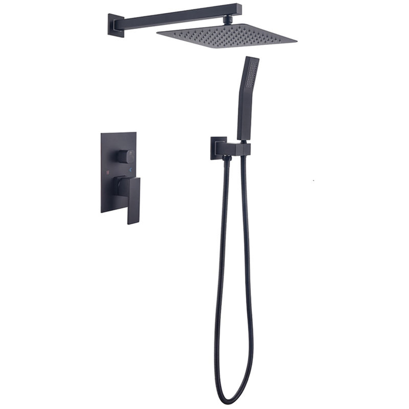 All-In-One Kit with Rough in-Valve,  Matte Black