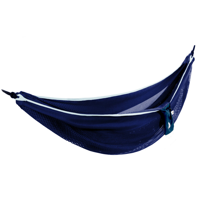 Hamac de camping double Bartoll, Marine / turquoise