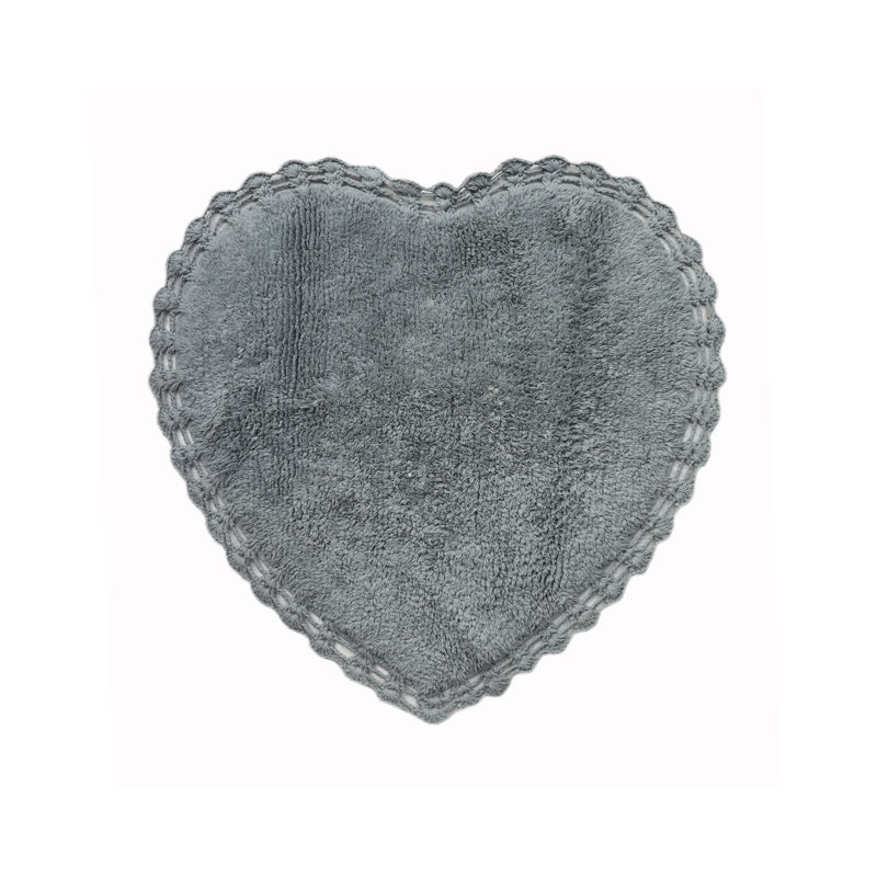 Tapis de bain Heart Heart, Gris
