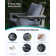 Reata HDPE 2-Person Conversation Set With Double-Tier Side Table and Cusions