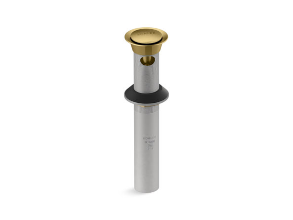 Clicker Drain With Overflow