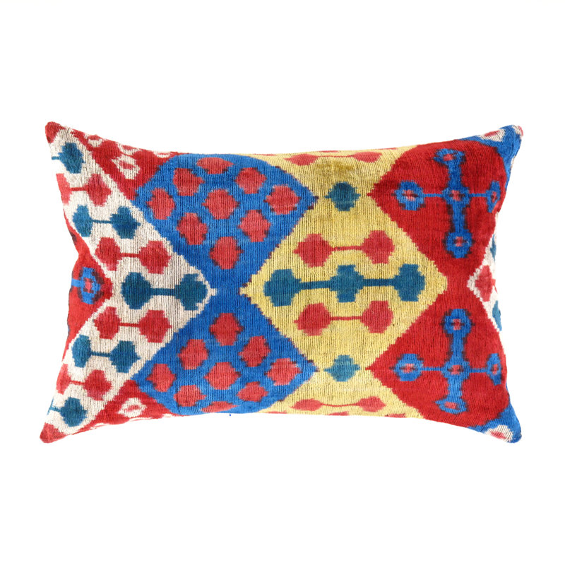 Rectangular Pillow Cover & Insert, Rose Ikat