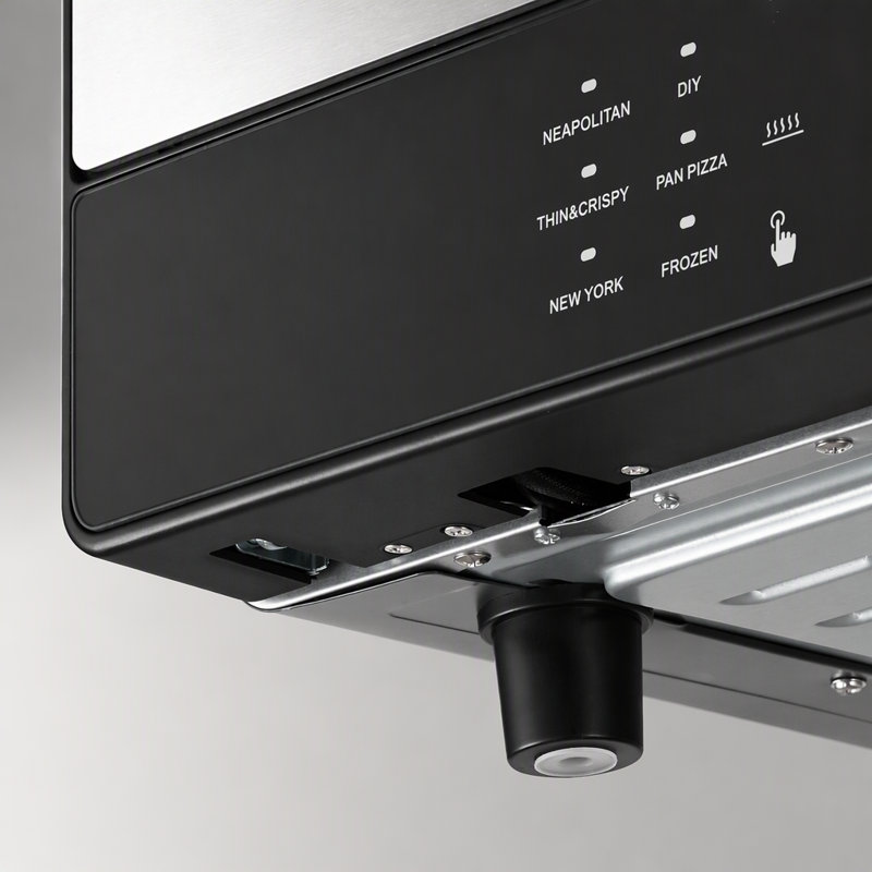 HAOBOKEJI Countertop Pizza Oven with Rotisserie