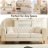 3-Seater Velvet Sofa, Chesterfield Upholstered Couch With Rolled Arms, Gold Trim & Solid Wood Legs, Removable Cushions For Living Room-2008500540