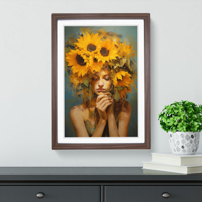 Sunflower Realism - Framed Print