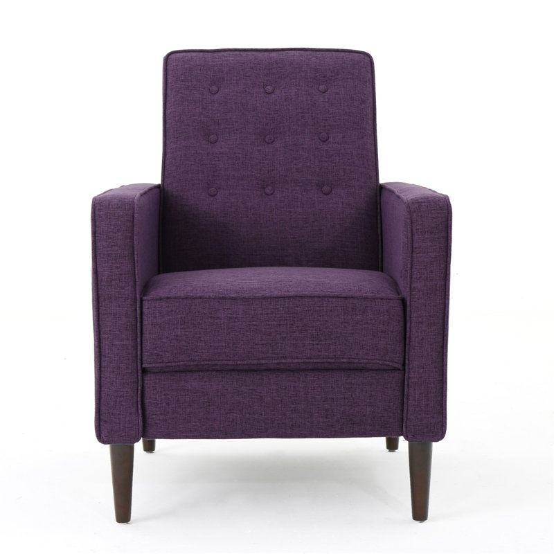 Fauteuil inclinable Aubrie, Polyester mauve