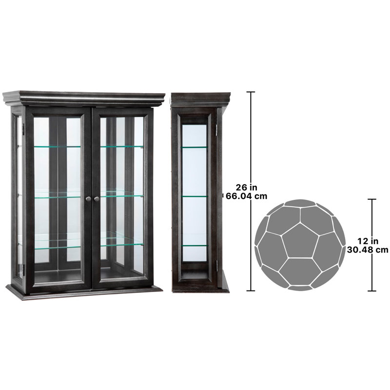 Vitrine Country, Noir ébène