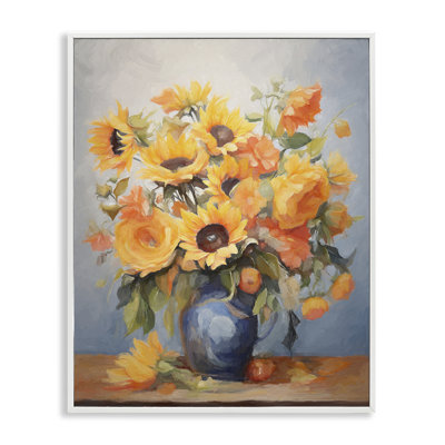Art de vase tournesol Medley par Ramona Murdock bg-184