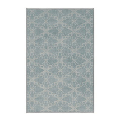 Soft Plush Fiorentino Hanukkah Modern & Contemporary Abstract Area Rug in Gray – Gray Binding