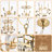 6 - Light Modern Drum Glass Chandelier Over Table Bedroom Light Fixture For Living Room Hallway Foyer Kitchen-1234696594-1234696597