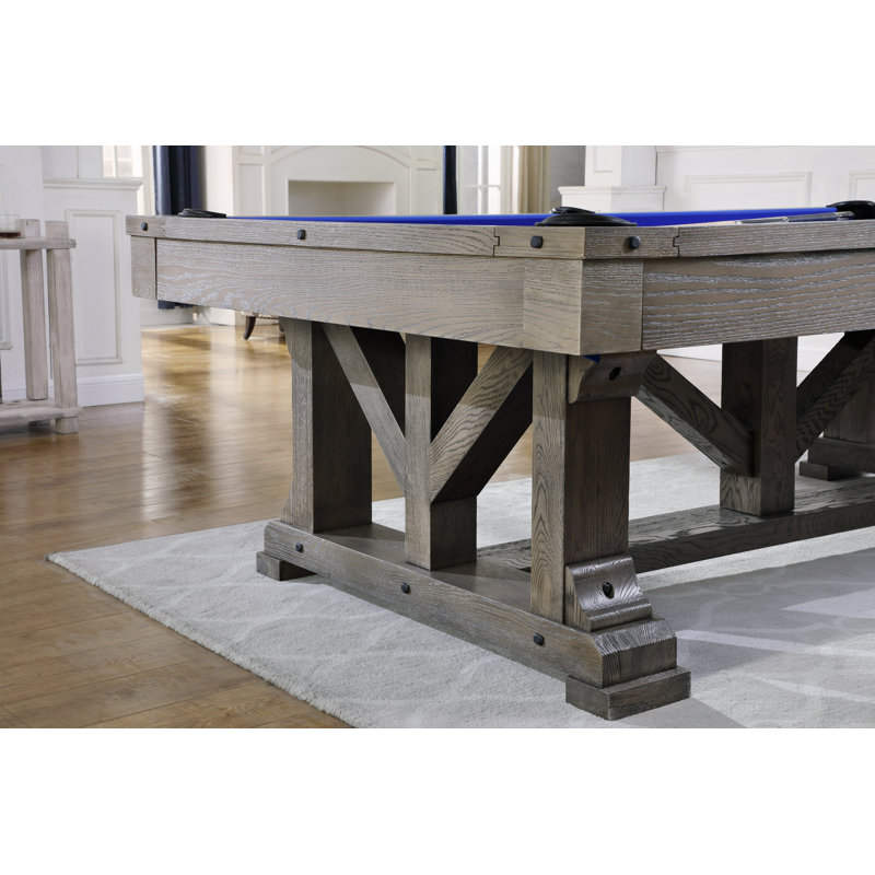 Cross Creek Slate Pool Table with Professional Installation Included, Electric Blue, 7', Yes