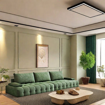 Modern Simple Green Sofa