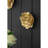2pcs Enchanting Gold Rose Hanging - Intricate Design, Ambiance Two Graceful Accents Detail, Enhance Room Charm-425837660-425837661