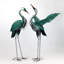 Ensemble de 2 figurines de jardin en fer Carsen