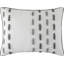 Ensemble d'édredon en polyester blanc / gris 7 pièces Crocus-1303774359