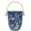 Navy Cherry Blossom Ice Bucket