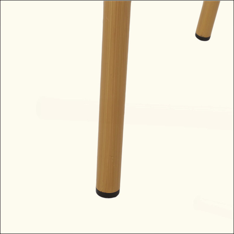 Ensemble de 2 chaises bistro d'extérieur en ratine et aluminium PE, Beige