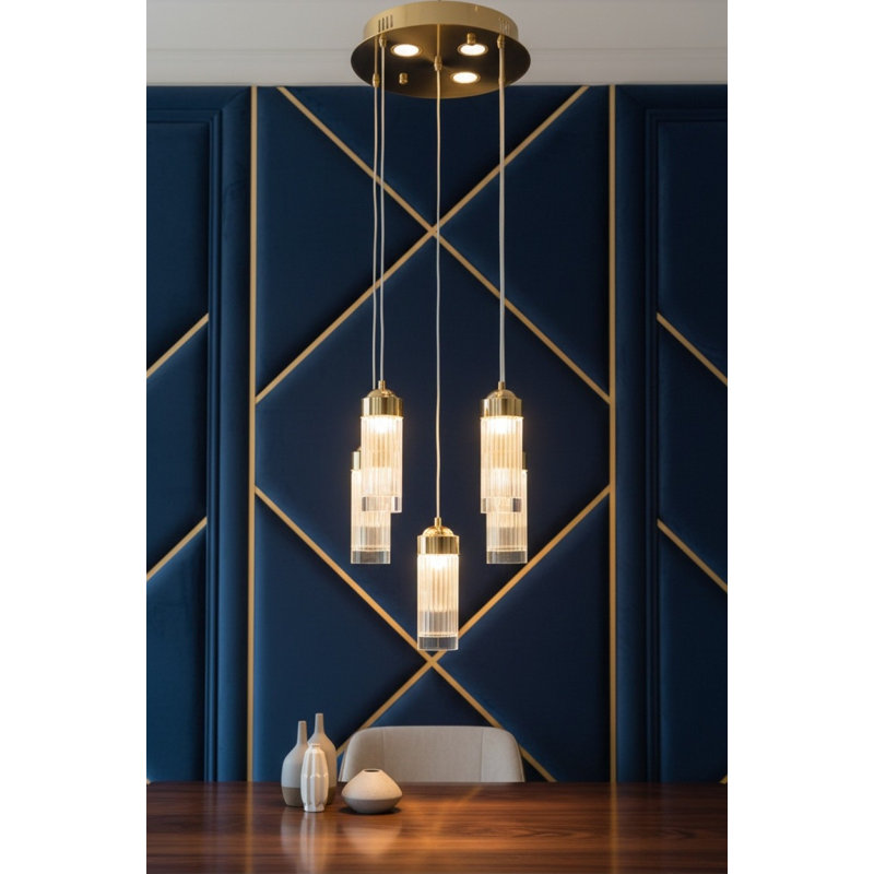 Aurelia Cascade Multi-Drop Crystal Chandelier