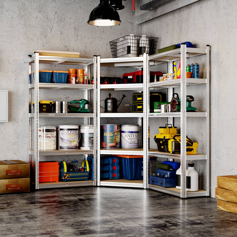 70cm W Steel Height -Adjustable Shelving Unit