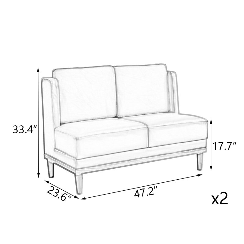 Banc de restaurant moderne et simple