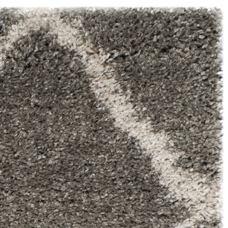 Bertle Shag Performance Geometric Rug, Rectangle 4' x 6'