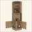 Macadamia 8-Bottle 2-Shelf Bar Cabinet-863242285