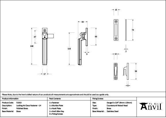 Product Dimensions
