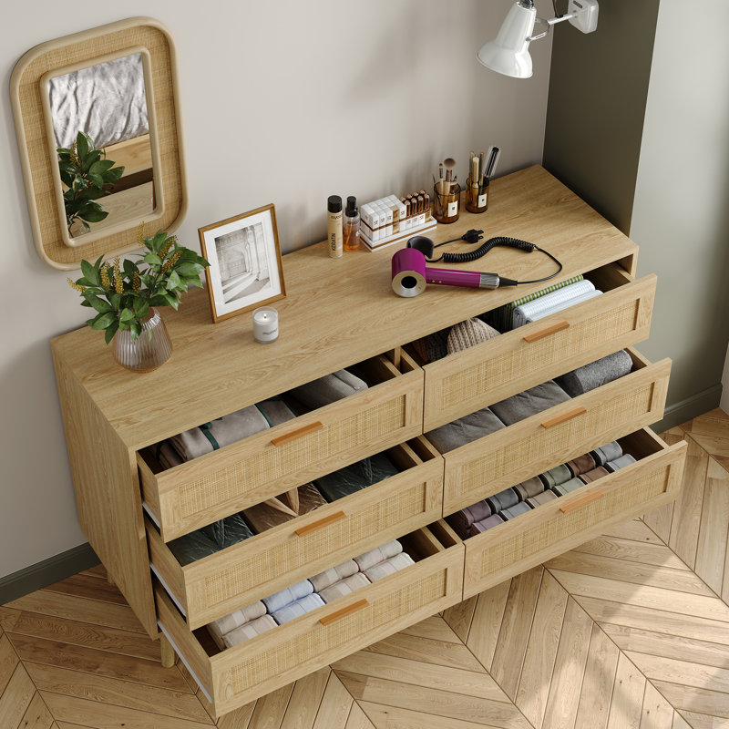  Commode 6 tiroirs Seeneytown, H 29,8 po x l 47,2 po x P 15,9 po