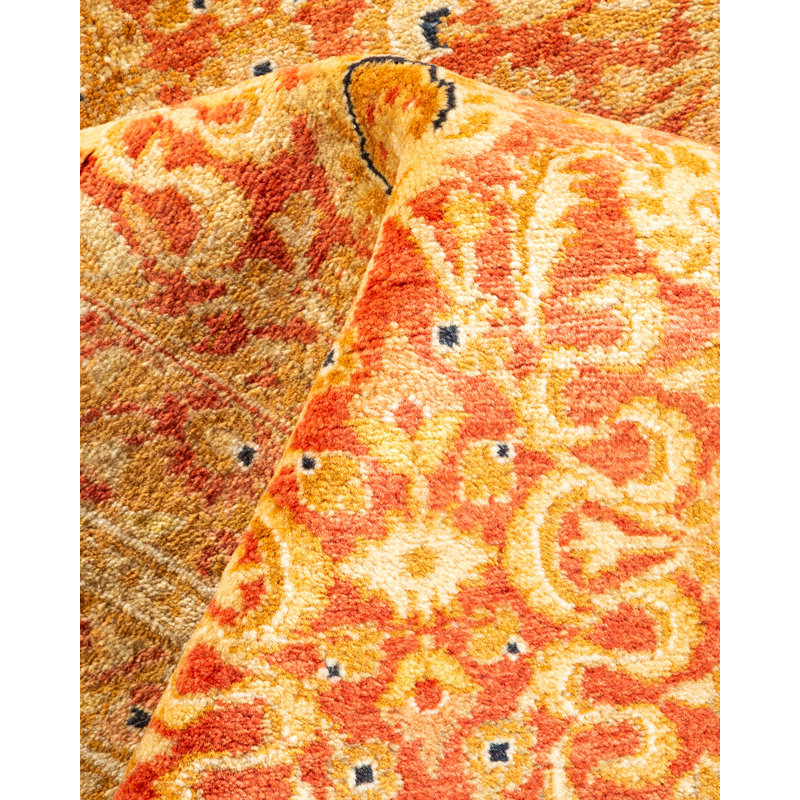 Classic One-of-a-Kind 6' 2" x 8' 10" Hand Knotted Area Rug
