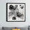 Droplets - Matted and Framed Under Acrylic Glass, Large Living Room Wall Art