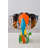 Ernestene Elephant Ears Modern Looking Multicolored Resin Statue Size: 11" x 7" x 11"H