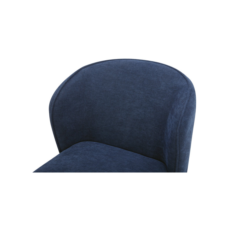 Angeliah Upholstered Parsons Chair, Midnight Navy