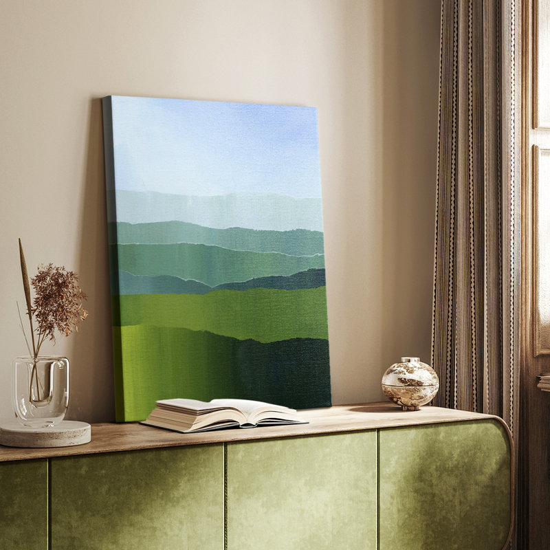 Blue Ridge Fade II - galerie Cavas sur mesure, H 18 po x l 12 po