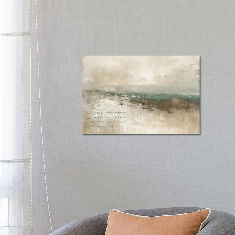 Abstract Scripted Landscape V by Willow Studio - Wrapped Canvas Gallery-Wrapped Canvas Giclée, 45.72 cm H x 66.04 cm W